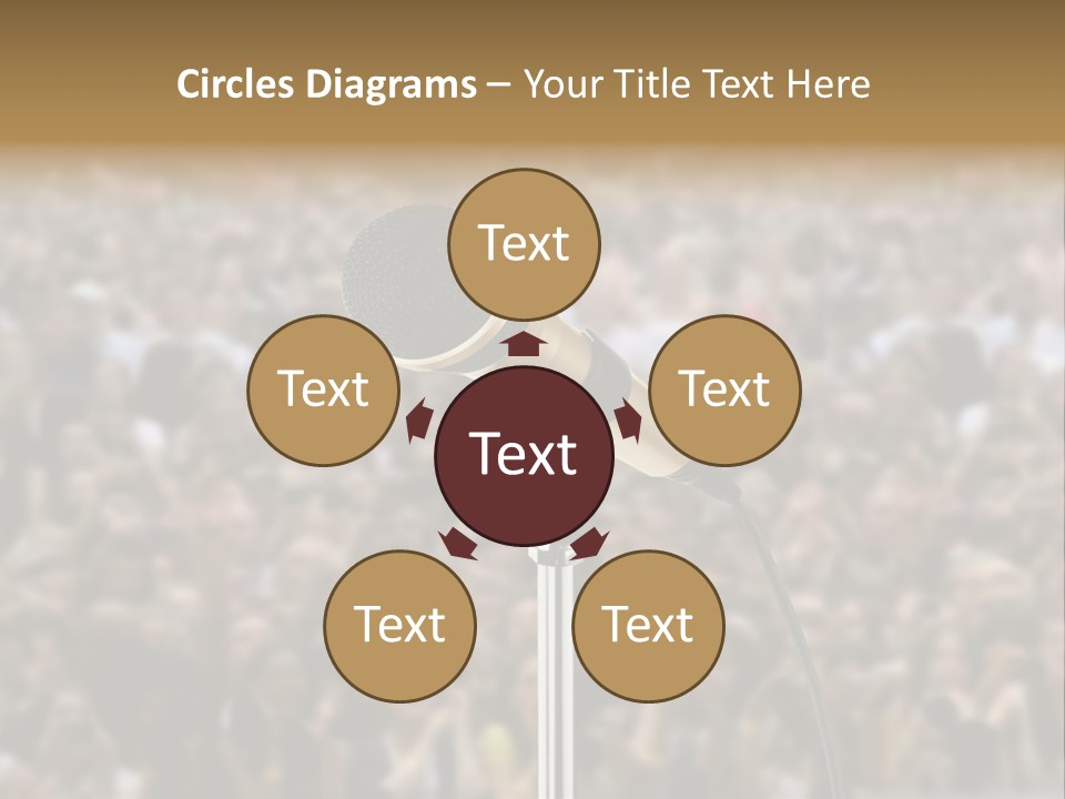 Stage Concert Head PowerPoint Template