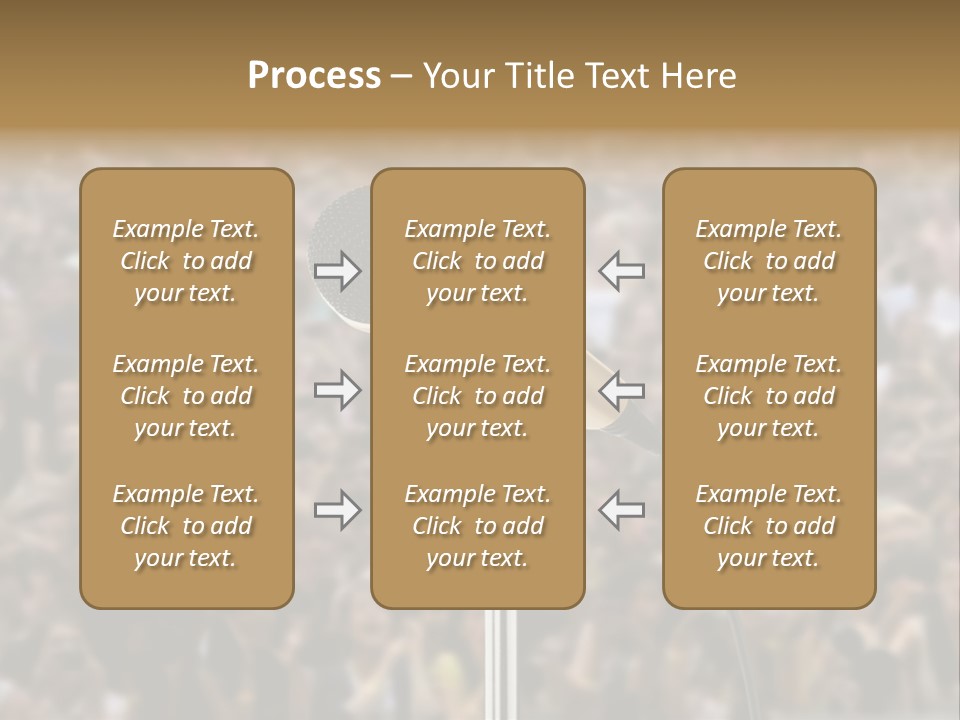 Stage Concert Head PowerPoint Template