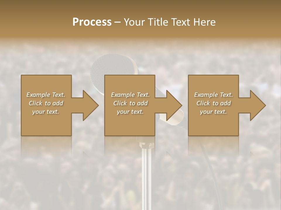 Stage Concert Head PowerPoint Template