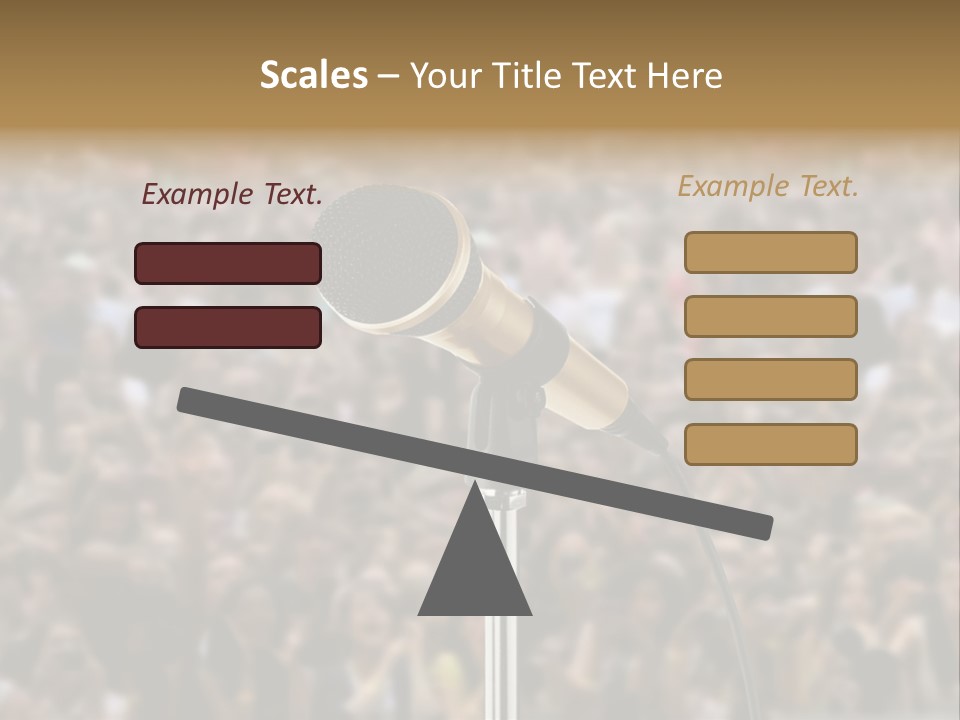 Stage Concert Head PowerPoint Template