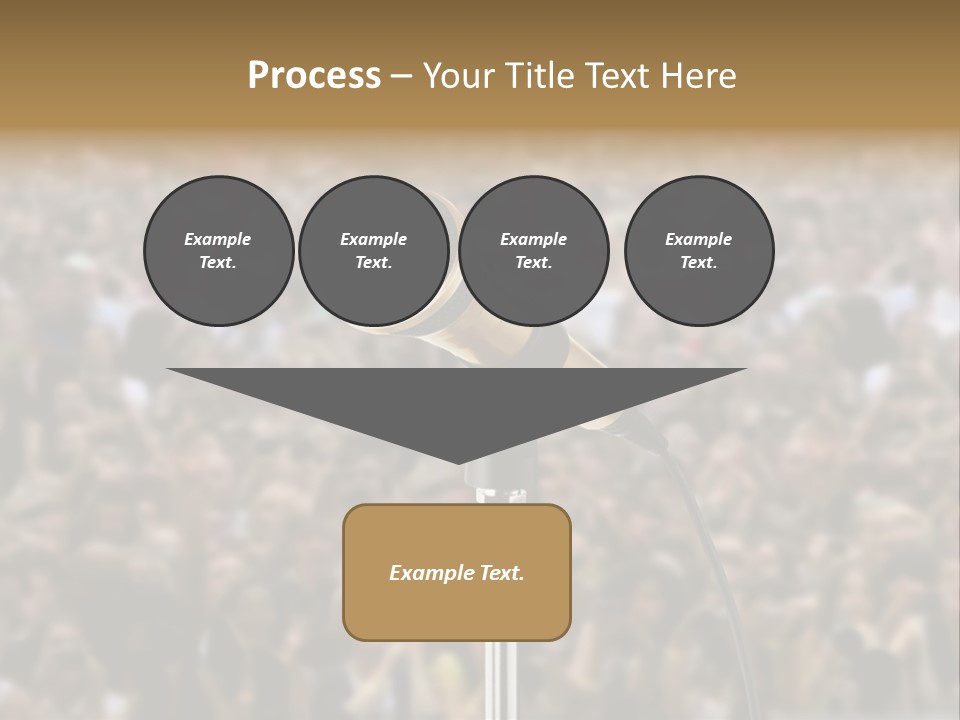 Stage Concert Head PowerPoint Template