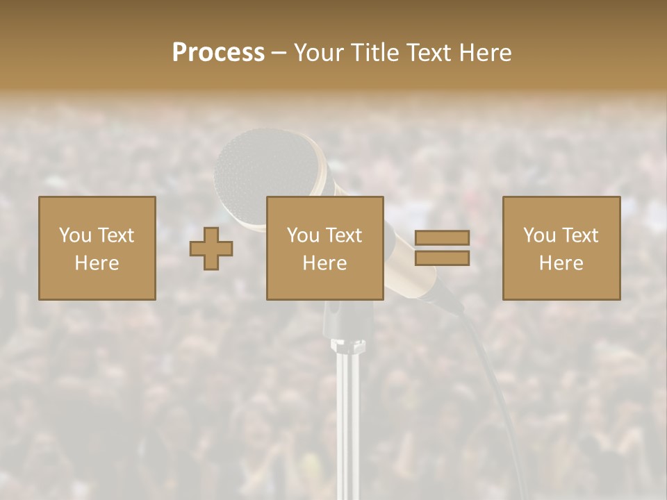 Stage Concert Head PowerPoint Template