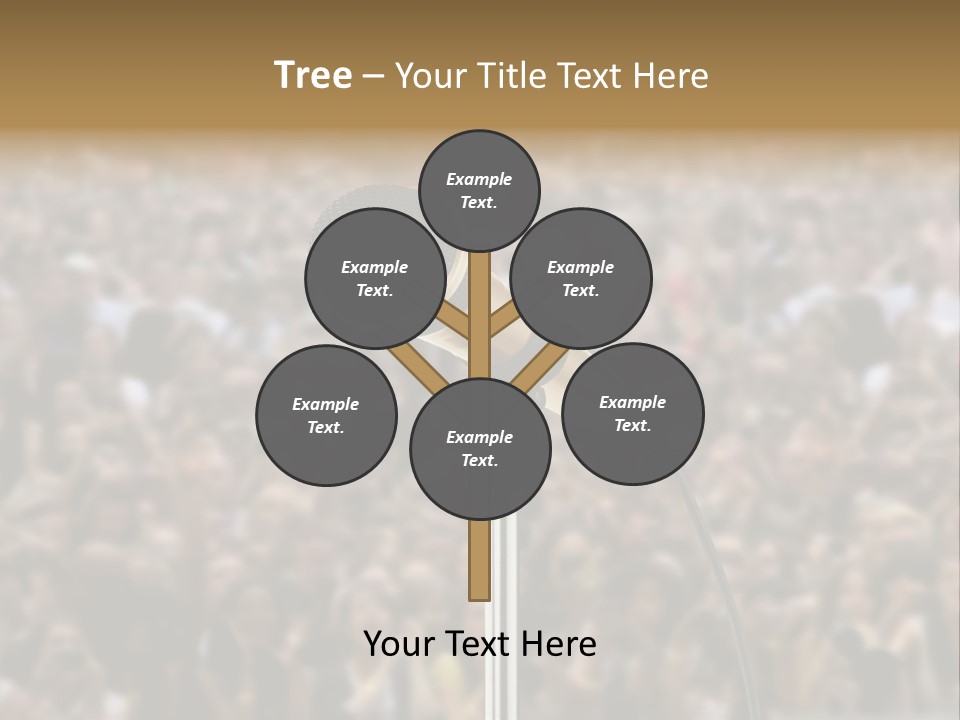 Stage Concert Head PowerPoint Template