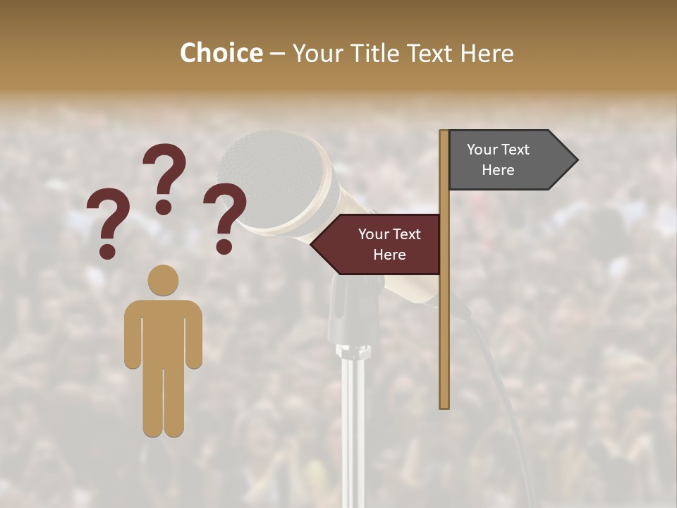 Stage Concert Head PowerPoint Template