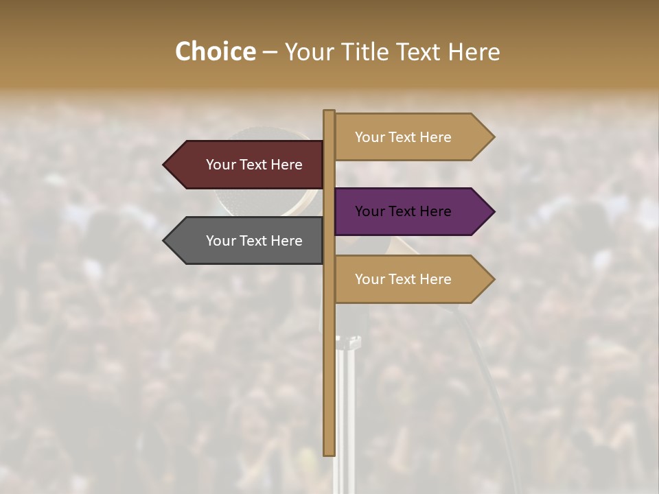 Stage Concert Head PowerPoint Template