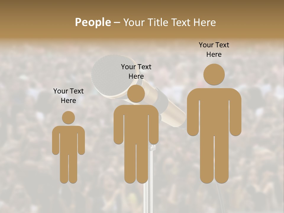 Stage Concert Head PowerPoint Template