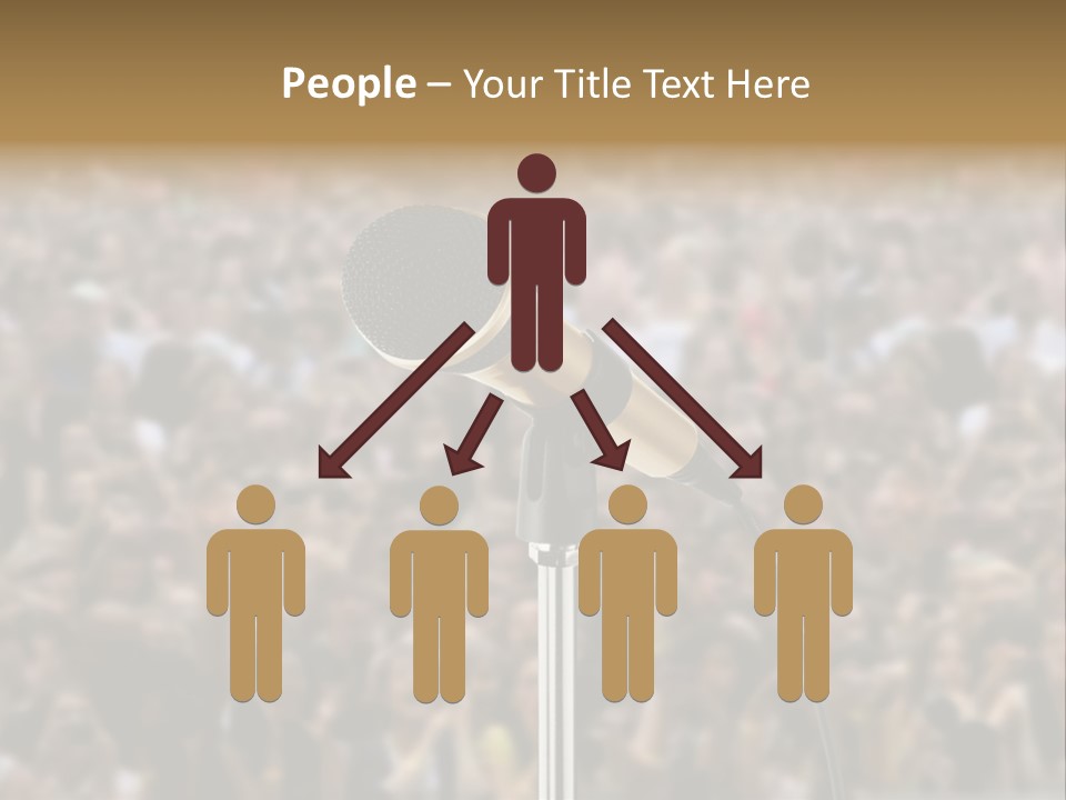 Stage Concert Head PowerPoint Template