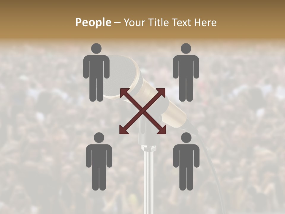 Stage Concert Head PowerPoint Template