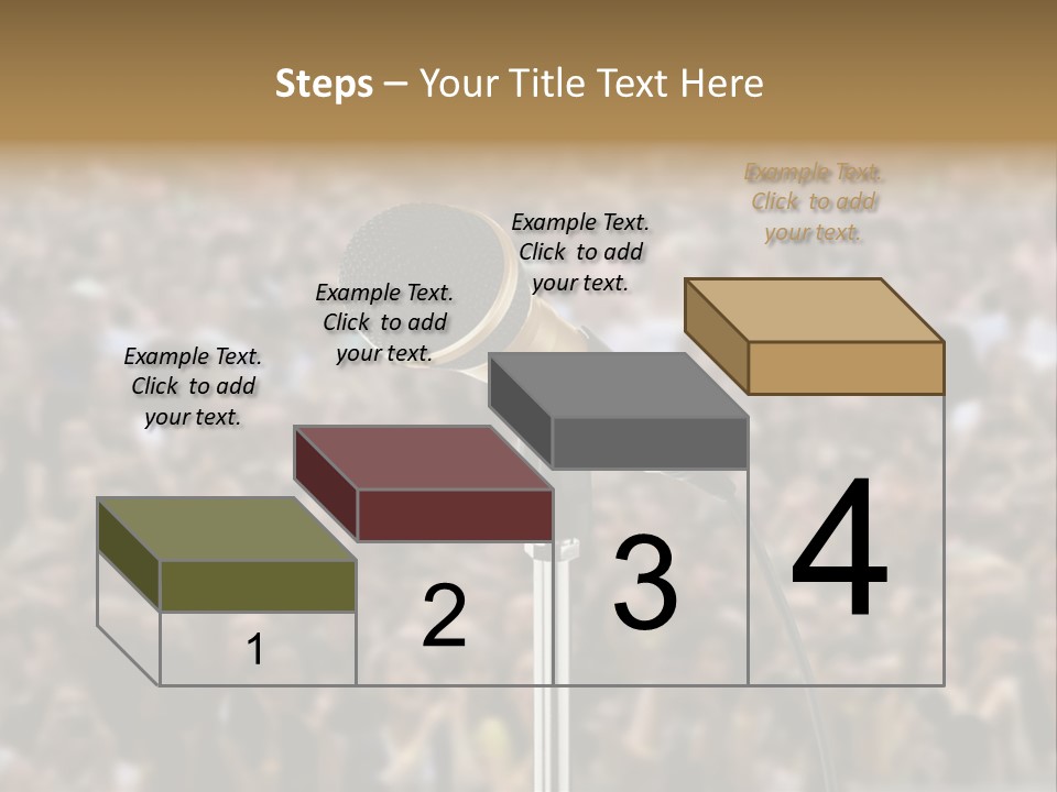 Stage Concert Head PowerPoint Template