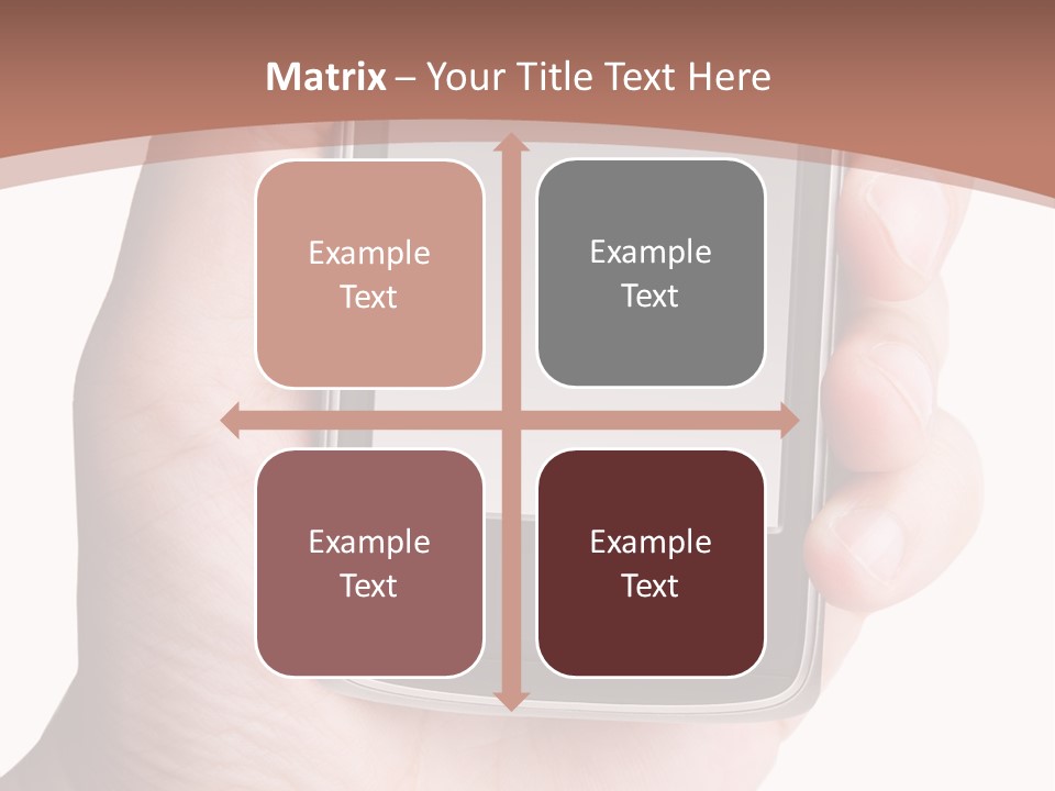 Dialing Cellular Isolated PowerPoint Template