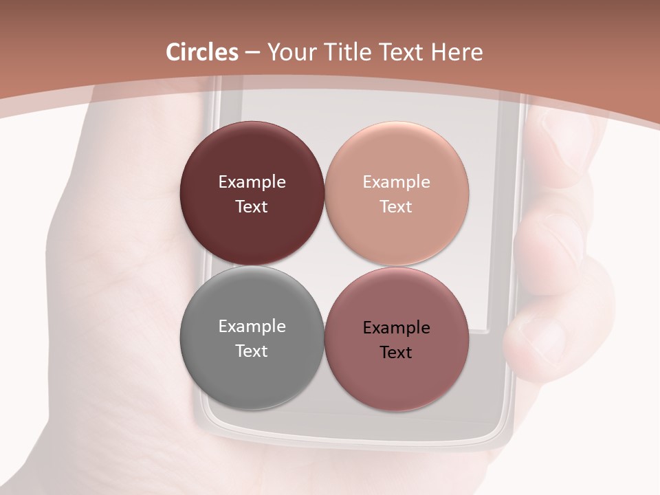 Dialing Cellular Isolated PowerPoint Template