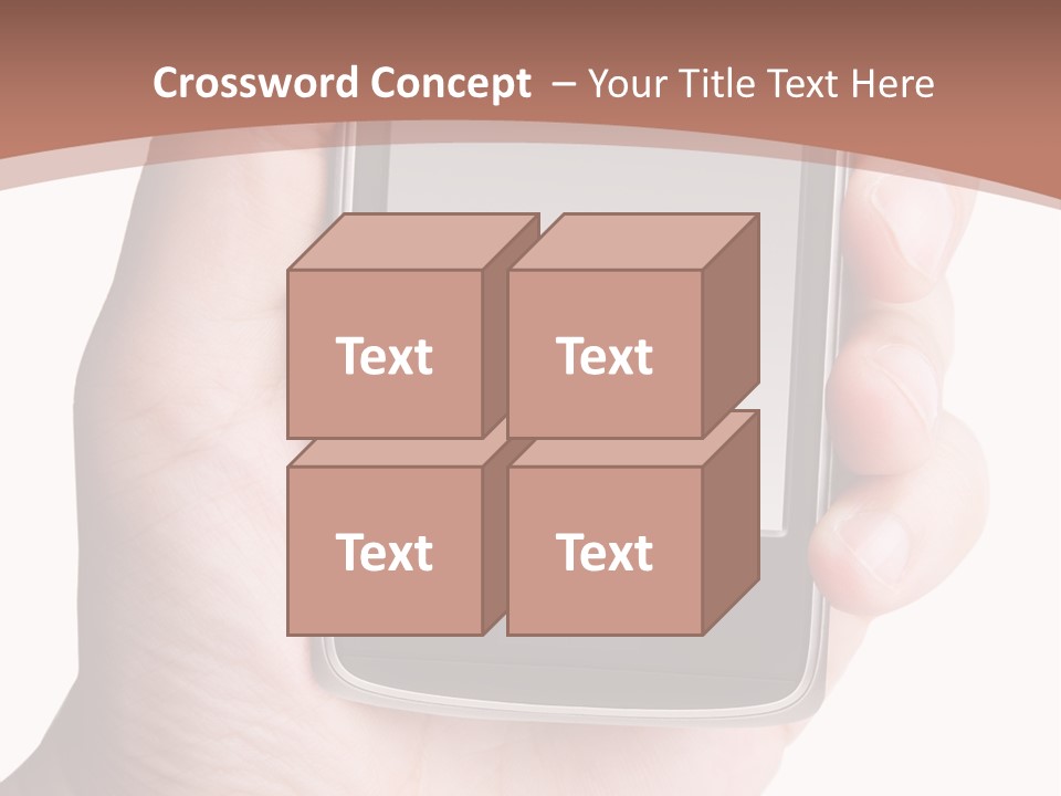 Dialing Cellular Isolated PowerPoint Template