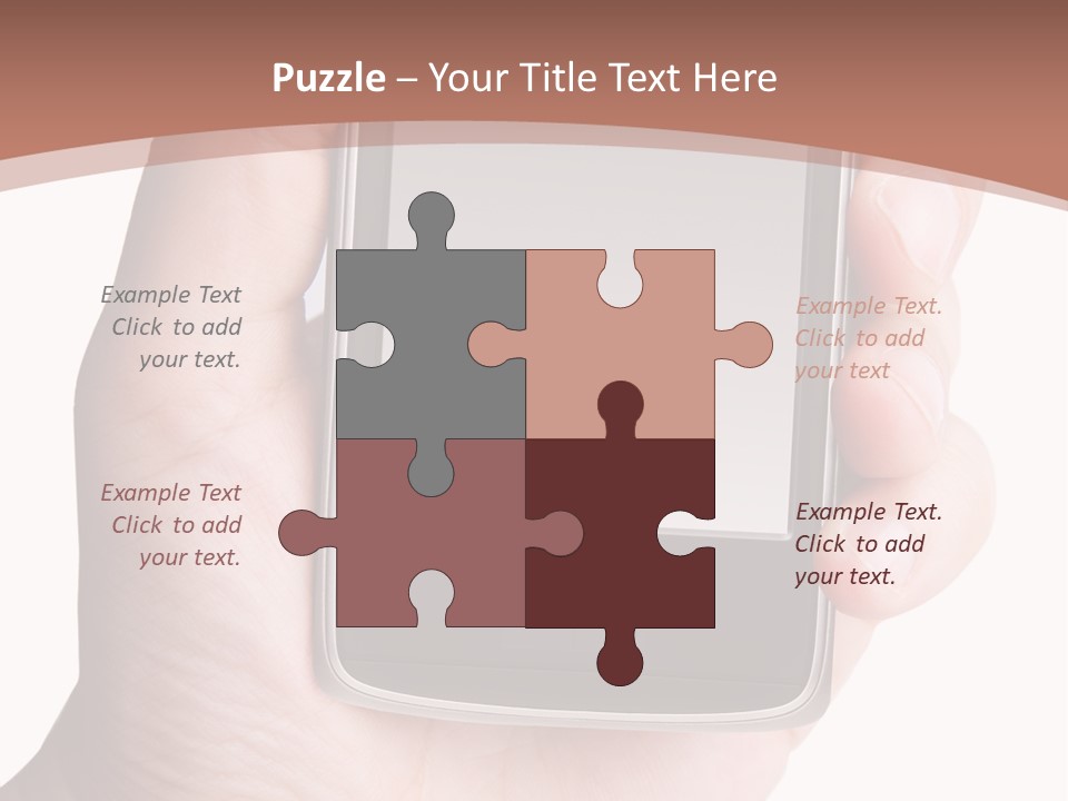 Dialing Cellular Isolated PowerPoint Template