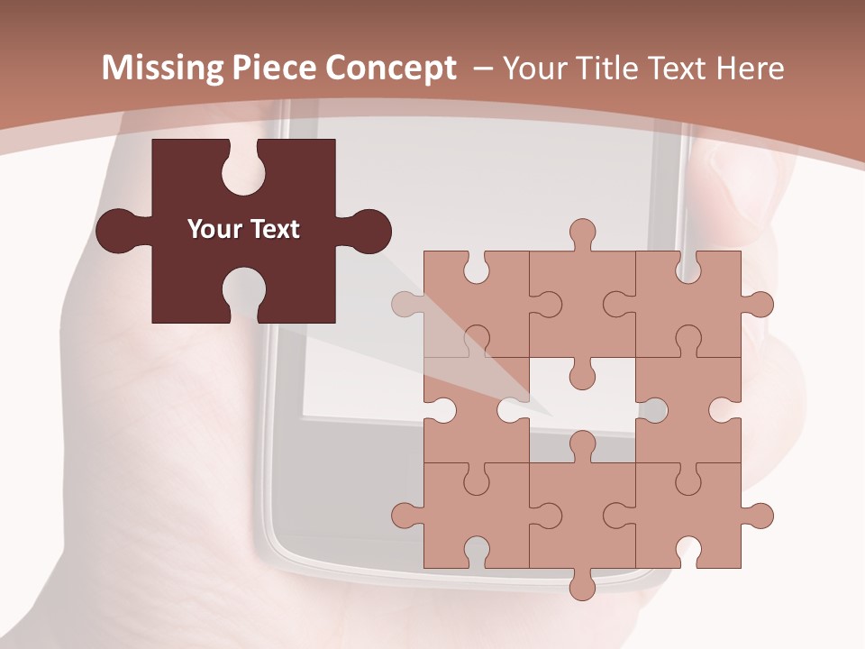 Dialing Cellular Isolated PowerPoint Template