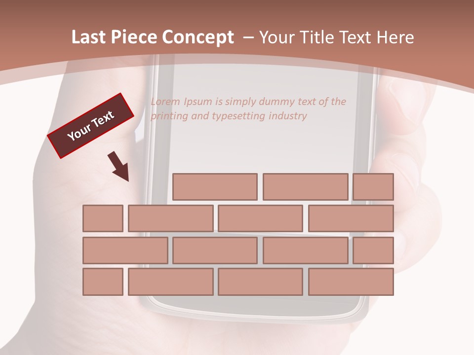 Dialing Cellular Isolated PowerPoint Template