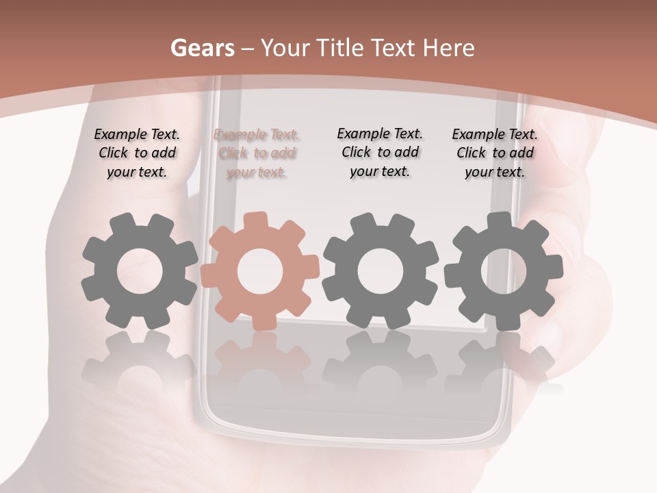 Dialing Cellular Isolated PowerPoint Template