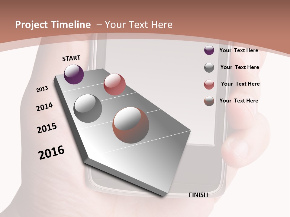 Dialing Cellular Isolated PowerPoint Template