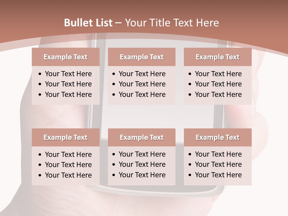 Dialing Cellular Isolated PowerPoint Template