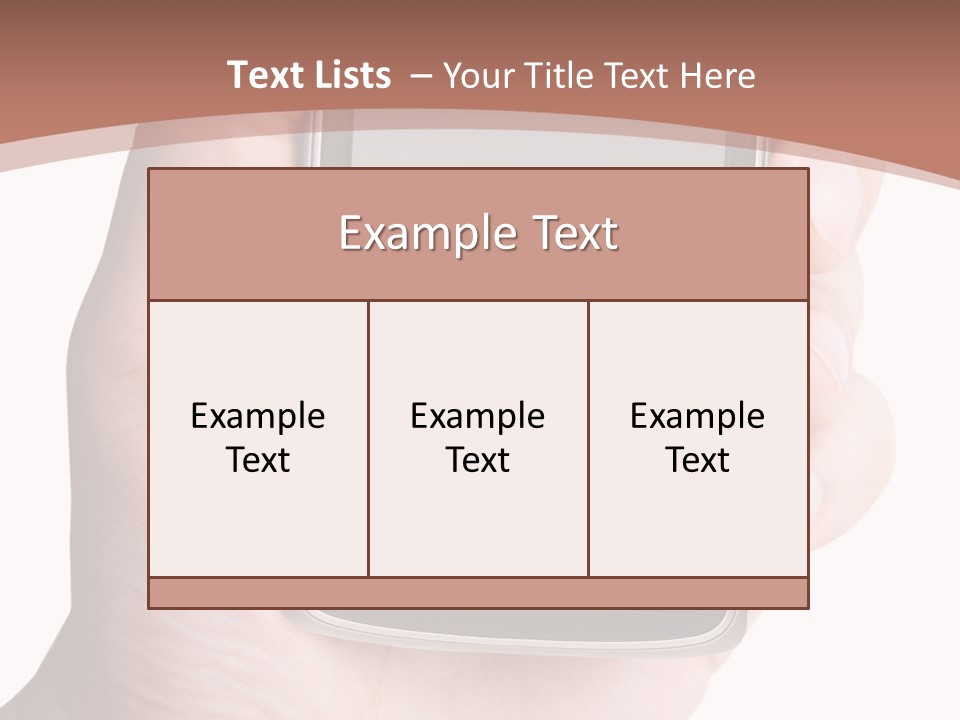 Dialing Cellular Isolated PowerPoint Template