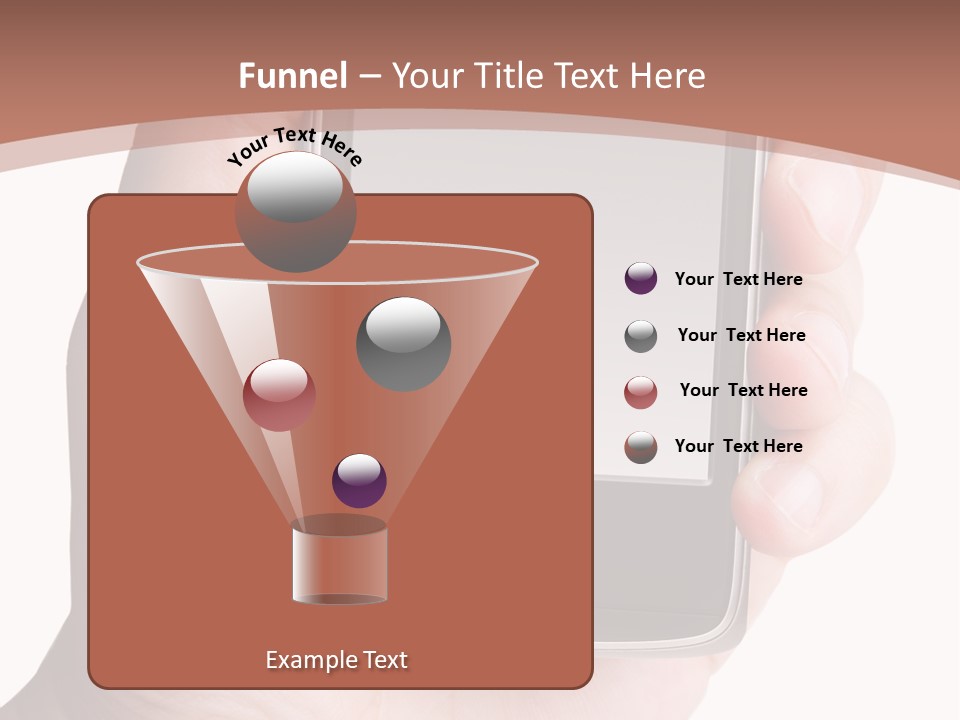 Dialing Cellular Isolated PowerPoint Template