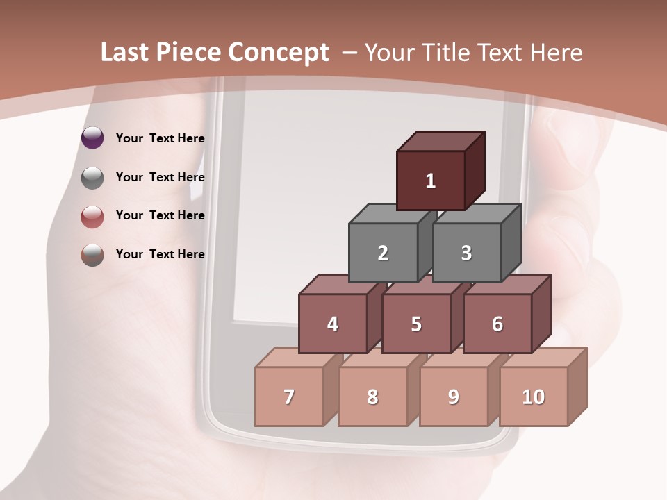 Dialing Cellular Isolated PowerPoint Template