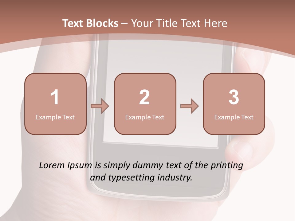 Dialing Cellular Isolated PowerPoint Template