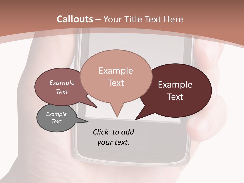 Dialing Cellular Isolated PowerPoint Template