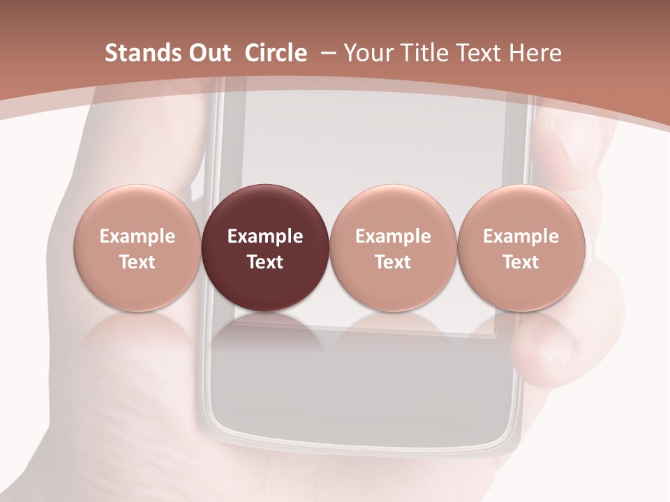 Dialing Cellular Isolated PowerPoint Template