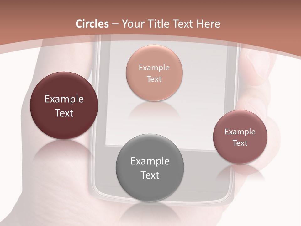 Dialing Cellular Isolated PowerPoint Template