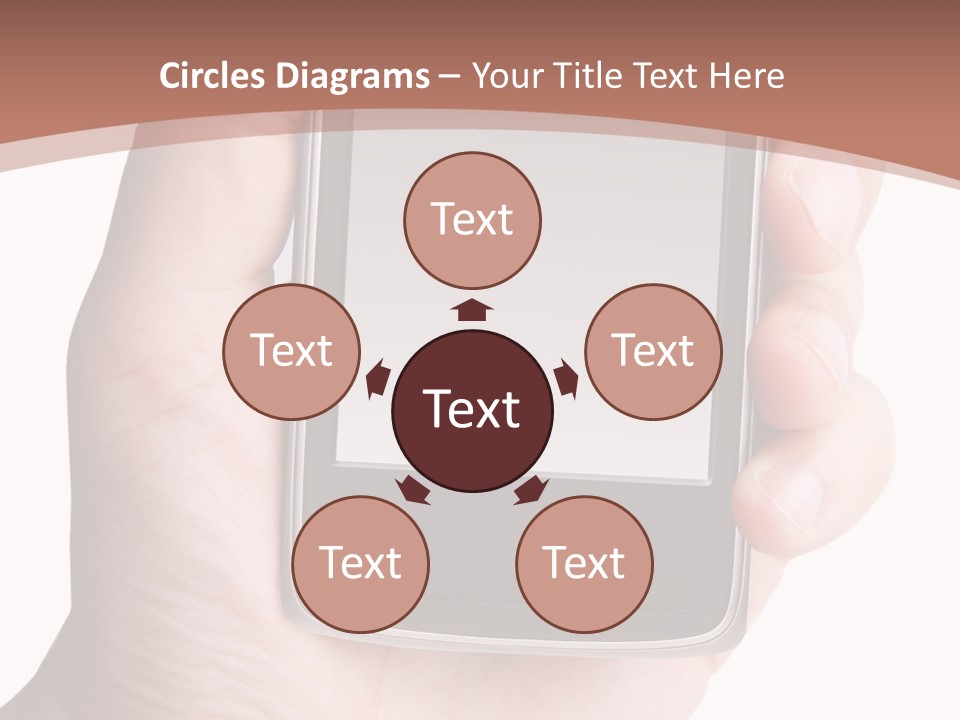 Dialing Cellular Isolated PowerPoint Template