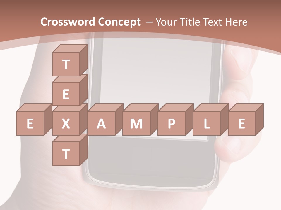 Dialing Cellular Isolated PowerPoint Template