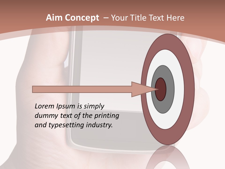 Dialing Cellular Isolated PowerPoint Template