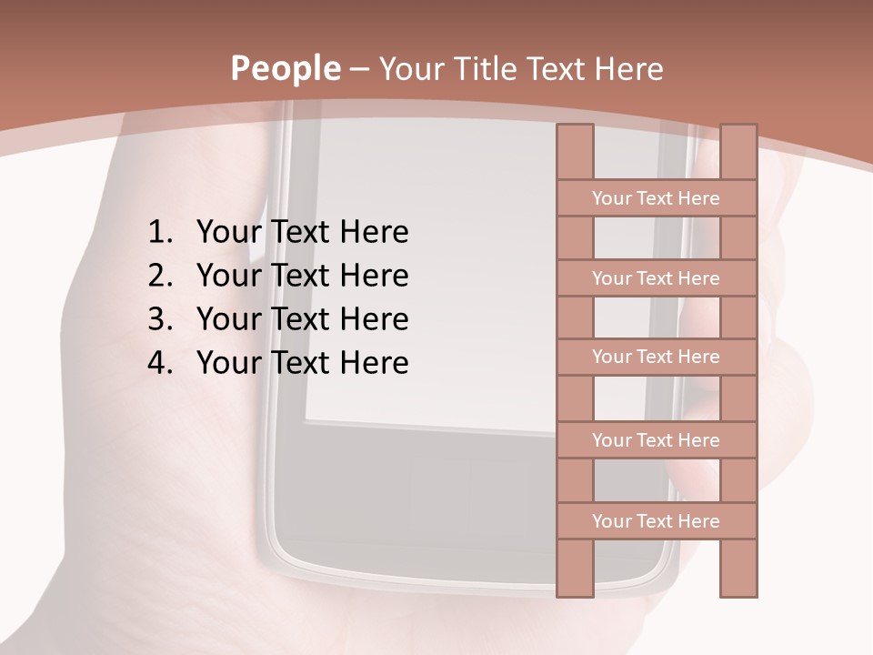 Dialing Cellular Isolated PowerPoint Template