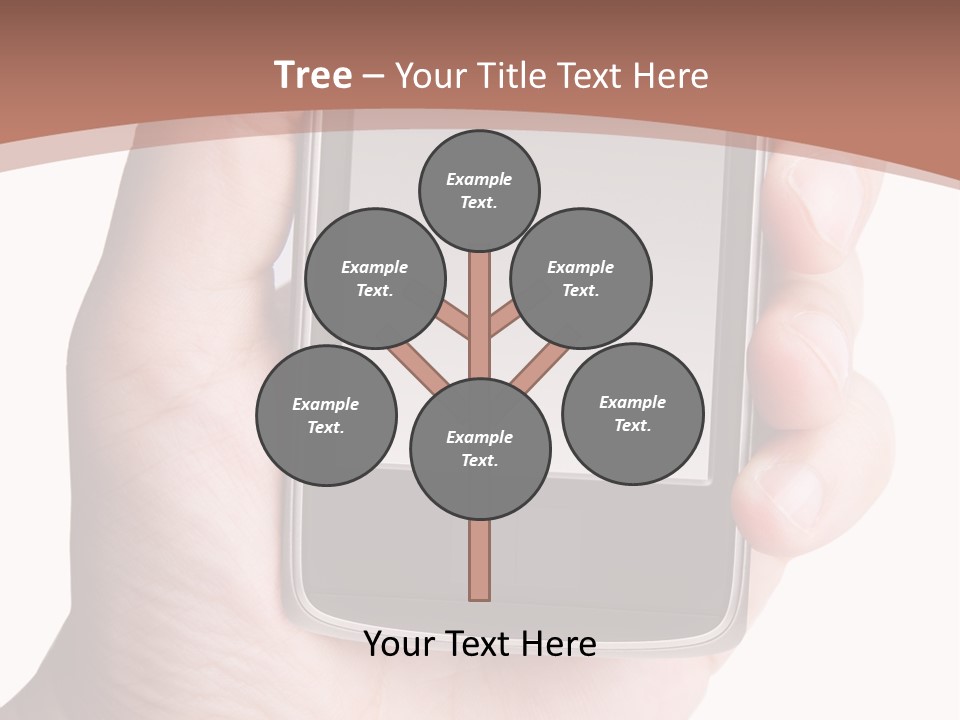 Dialing Cellular Isolated PowerPoint Template