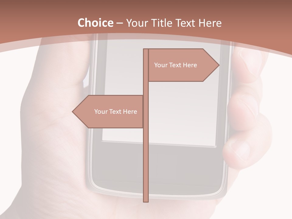 Dialing Cellular Isolated PowerPoint Template