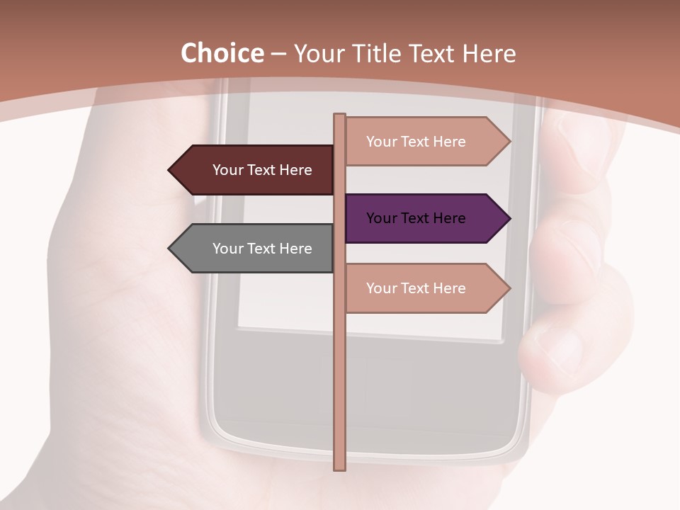 Dialing Cellular Isolated PowerPoint Template