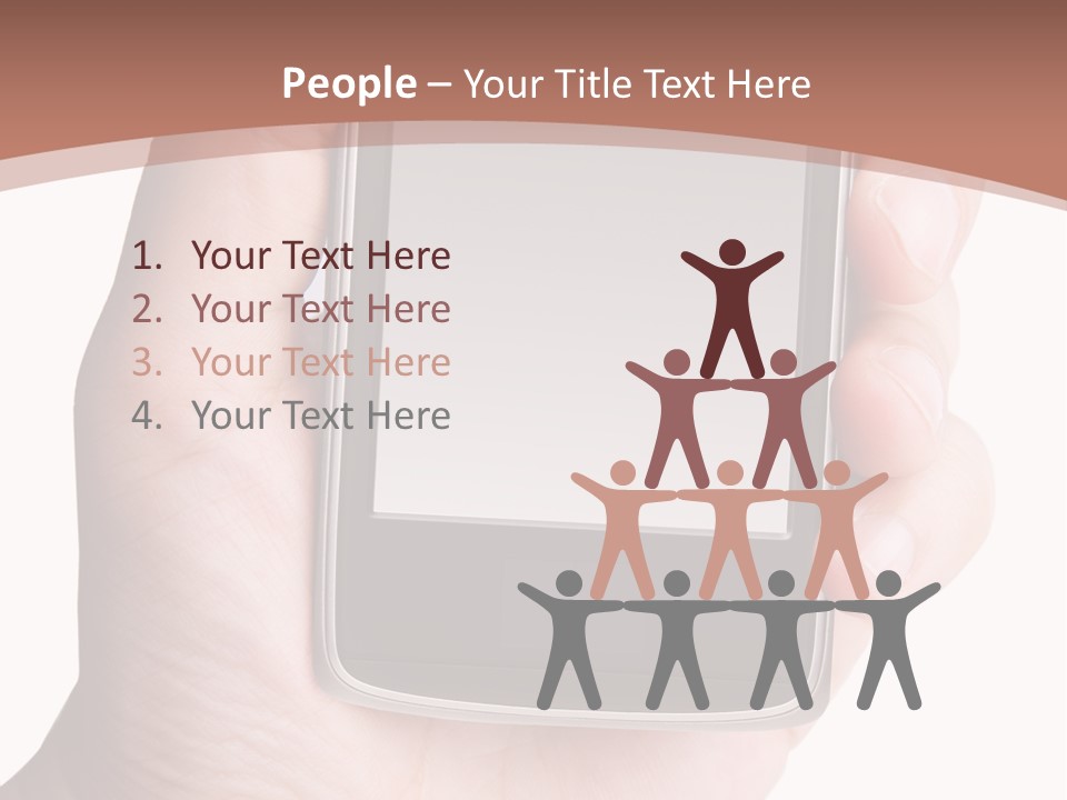 Dialing Cellular Isolated PowerPoint Template