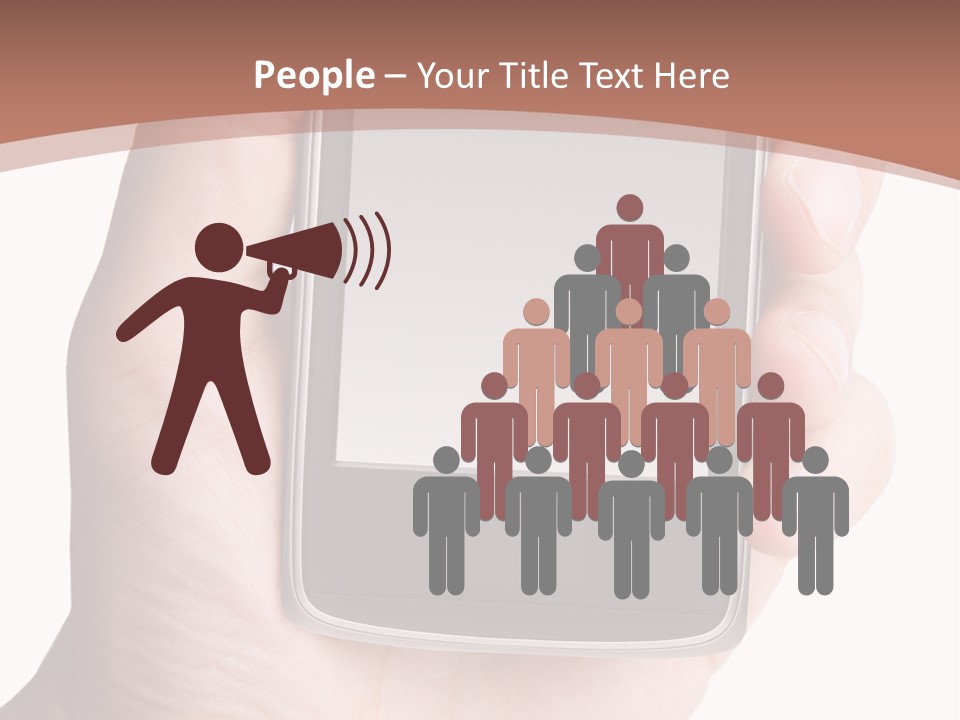 Dialing Cellular Isolated PowerPoint Template