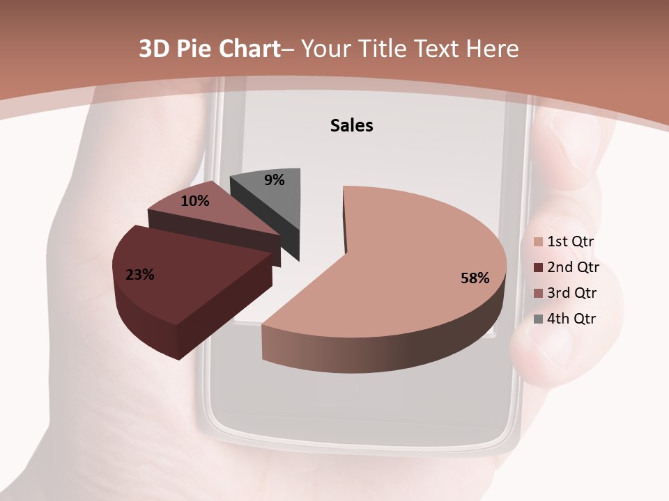 Dialing Cellular Isolated PowerPoint Template