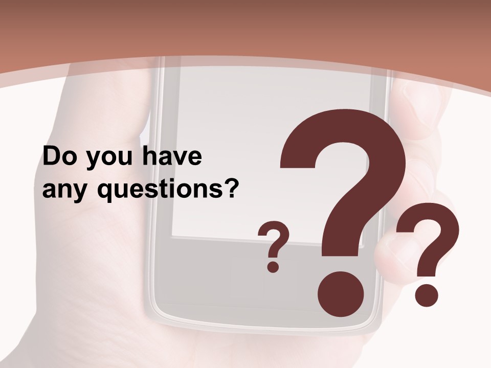 Dialing Cellular Isolated PowerPoint Template