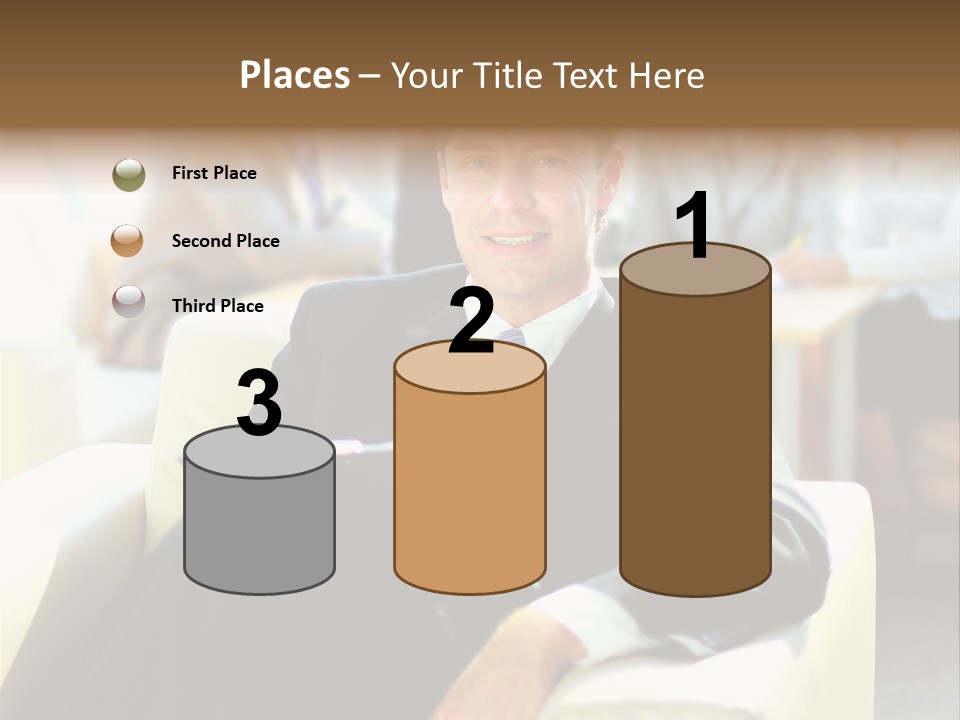 Elderly Teamwork Communication PowerPoint Template