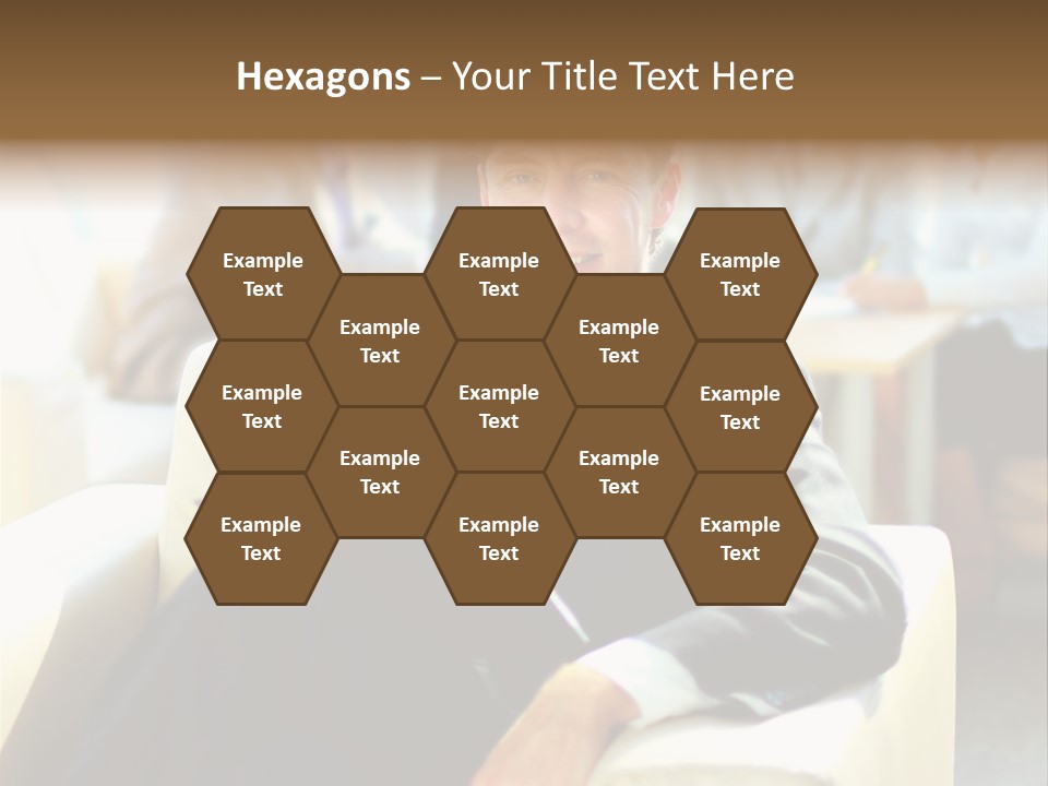 Elderly Teamwork Communication PowerPoint Template