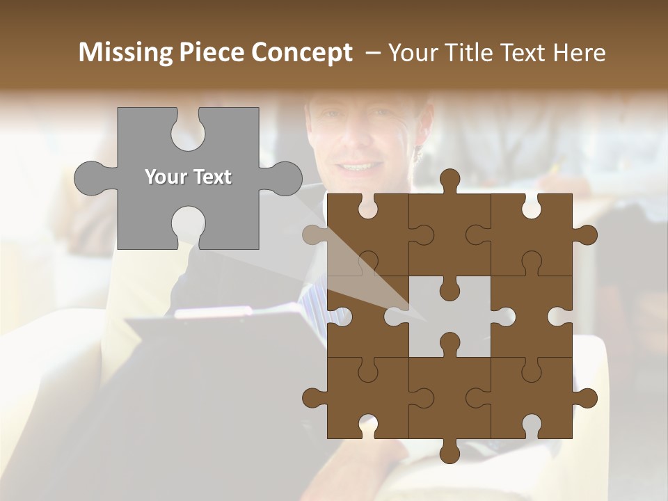 Elderly Teamwork Communication PowerPoint Template