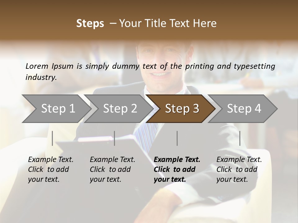 Elderly Teamwork Communication PowerPoint Template