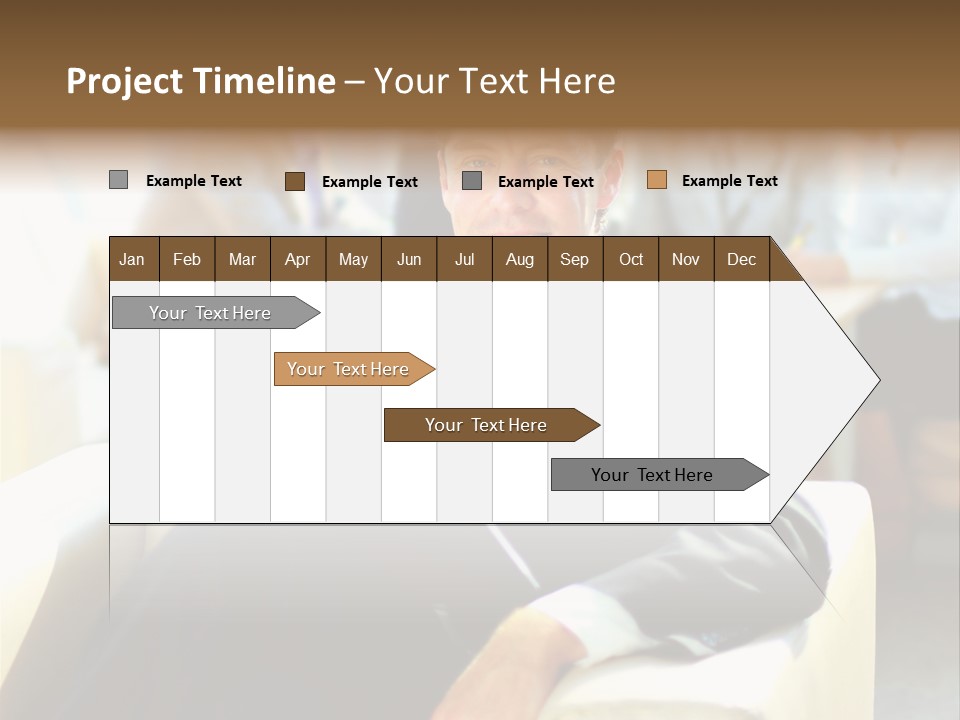Elderly Teamwork Communication PowerPoint Template