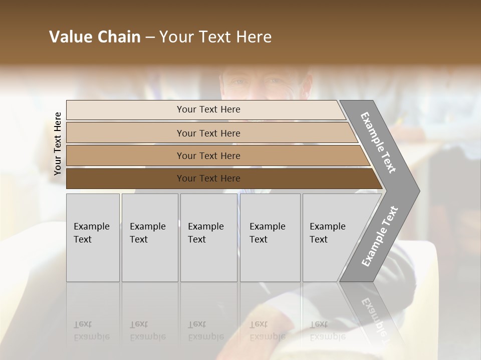 Elderly Teamwork Communication PowerPoint Template