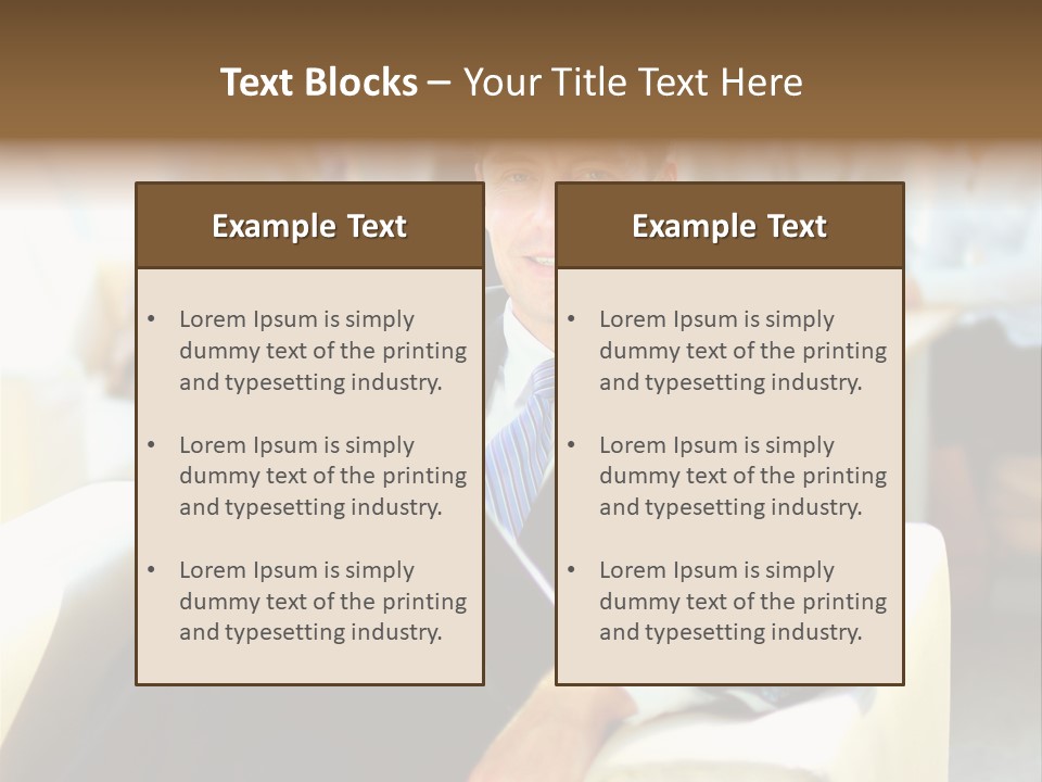 Elderly Teamwork Communication PowerPoint Template