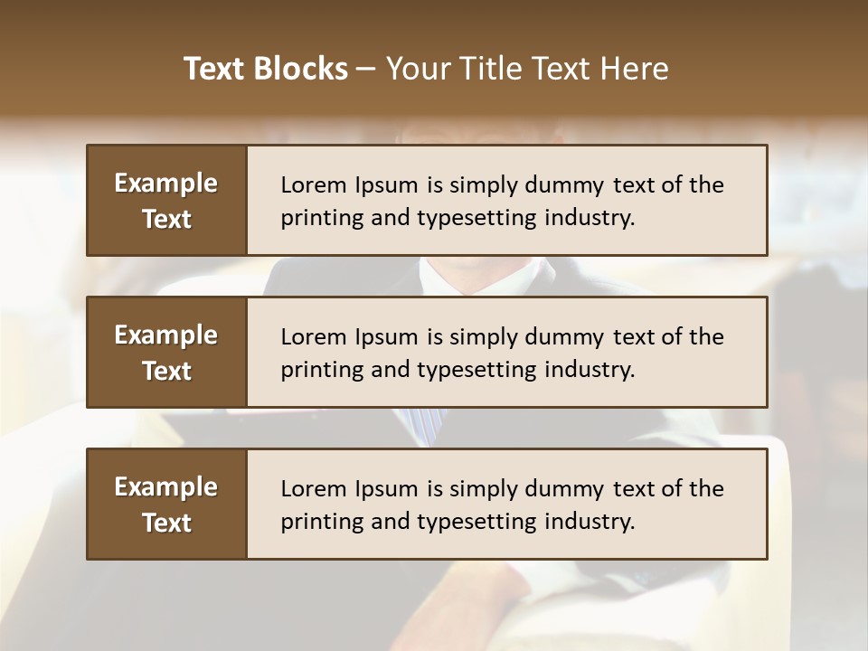 Elderly Teamwork Communication PowerPoint Template