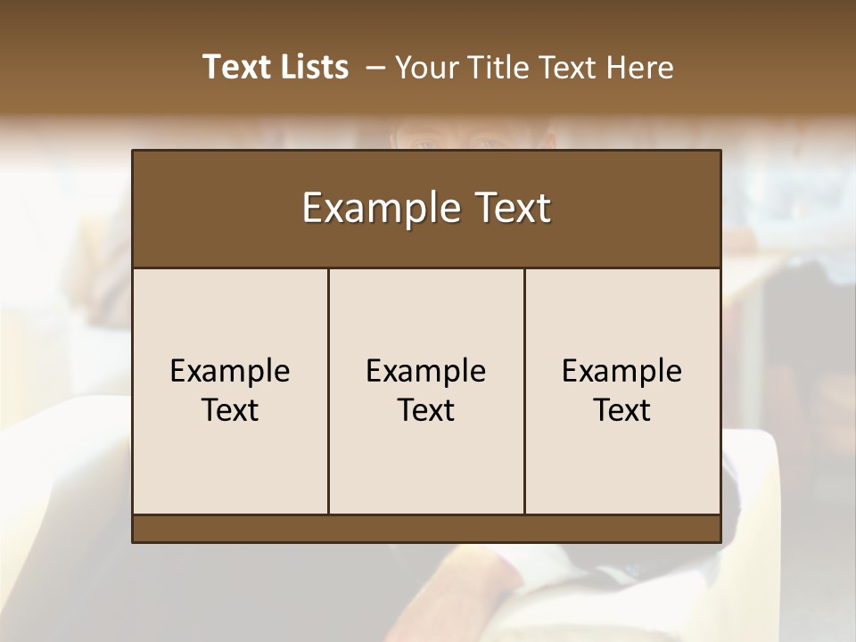 Elderly Teamwork Communication PowerPoint Template