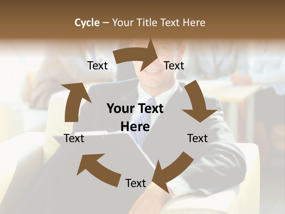 Elderly Teamwork Communication PowerPoint Template